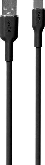 Puro Puusbciconblk 1,5 M Usb A Usb C Sort Puro Puusbciconblk 1,5 M Usb A Usb C Sort