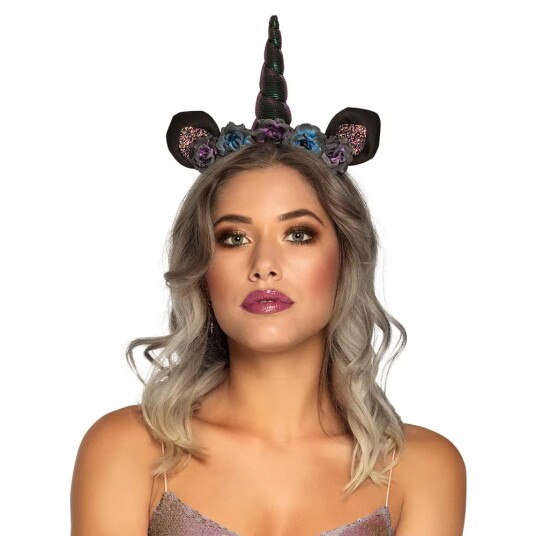 Boland Party Partners Hodebøyle Dark Unicorn - One size Boland Party Partners Hodebøyle Dark Unicorn - One size