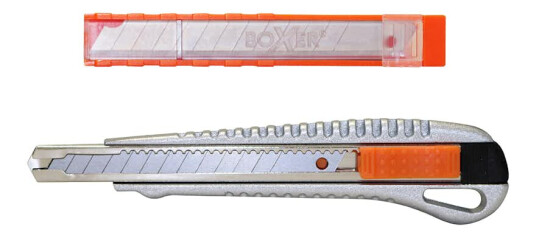 Hobbykniv Boxer Inkl. 10 Ekstra Knivblader