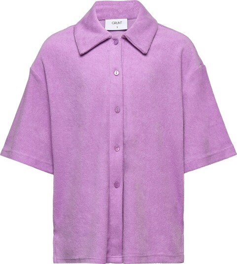 Grunt Daisy Towelling Shirt Purple 164