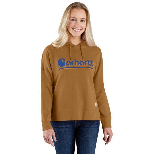 Carhartt Fiber serie grafisk hettegenser Dame Carhartt® brown M Carhartt Fiber serie grafisk hettegenser Dame Carhartt® brown M