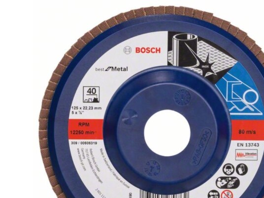 Bosch Tilbehør 2608607338 X571 Lamellskive Diameter 125 Mm Boring Ø 22,33 Mm Stål 1 Stk 2608607338 Bosch Tilbehør 2608607338 X571 Lamellskive Diameter 125 Mm Boring Ø 22,33 Mm Stål 1 Stk 2608607338