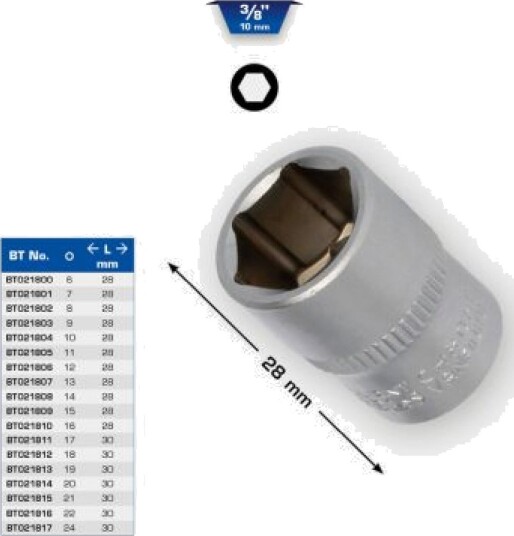 Brilliant Tools Ks Tools Bt021803 Topnøgle