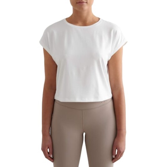 Aim'n Treningstopp Soft Basic Roll Sleeve Top Hvit Aim'n Treningstopp Soft Basic Roll Sleeve Top Hvit