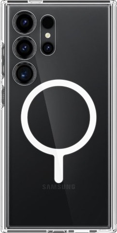 Spigen Ultra Hybrid Metallring, Deksel, Samsung, Galaxy S24 Ultra, 17,3 Cm (6,8"), Gjennomsiktig