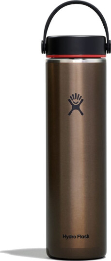 Hydro Flask 710 ml Lightweight Wide Mouth Flex Cap Trail Series Obsidian 0.710 L, OBSIDIAN