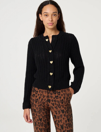 Fabienne Chapot Sun Cardigan - Black - XL Fabienne Chapot Sun Cardigan - Black - XL