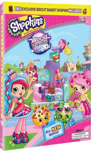 Shopkins World Vacation DVD Shopkins World Vacation DVD