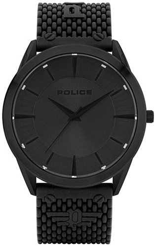 Police Herreklokke P15967JSB02AP Classic Sort/Gummi Ø44 mm