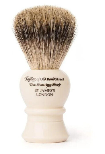 Taylor of old Bond Street, Traditional Pure Badger Shaving Brush M Taylor of old Bond Street, Traditional Pure Badger Shaving Brush M