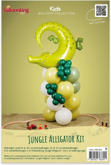 Ballongkungen Ballongsøyle Kit Alligator Ballongkungen Ballongsøyle Kit Alligator