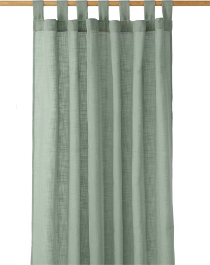 compliments Nivo Curtain 140X260 Cm W/Loops Green 140X260CM compliments Nivo Curtain 140X260 Cm W/Loops Green 140X260CM