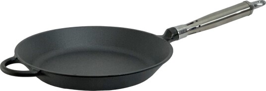 Ronneby bruk Maestro støpejernspanne med utsvingt kant, 28 cm