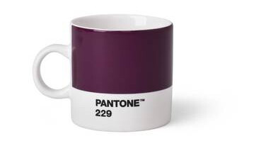 Copenhagen Design  PANTONE espressokopp med hank 12 cl aubergine
