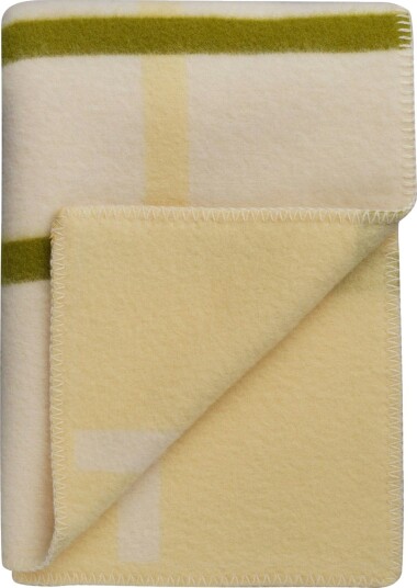 Røros Tweed Ullpledd Knut Lime Røros Tweed Ullpledd Knut Lime