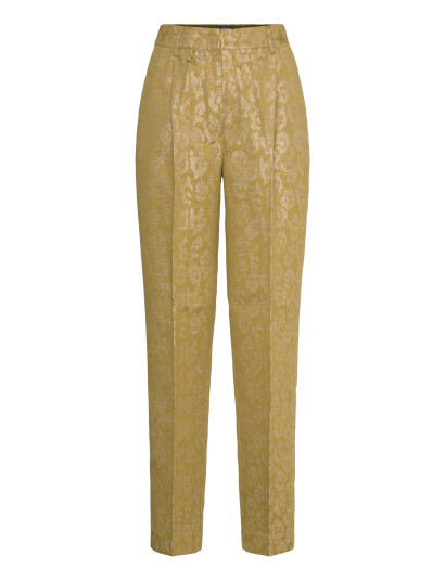 Scotch & Soda Robyn - Ikat Leopard Relaxed Tapered Pant - Khaki green - 27
