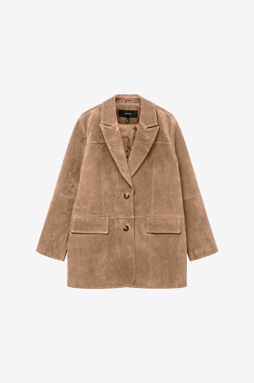 Vero Moda Semsket jakke vmPernille LS Brun Vero Moda Semsket jakke vmPernille LS Brun