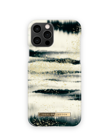 iDeal Of Sweden iPhone 12 / 12 Pro Motedeksel Golden Tie Dye
