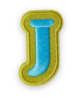 Letter Sticker Letter J