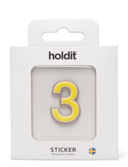 Holdit Sticker Number - White - ONE SIZE