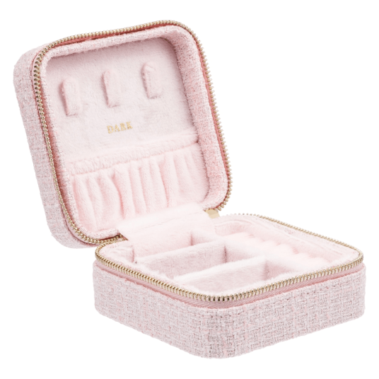 DARK Tweed Jewellery Box Min Cotton Candy