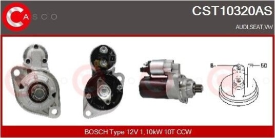 CASCO CST10320AS Starter CASCO CST10320AS Starter