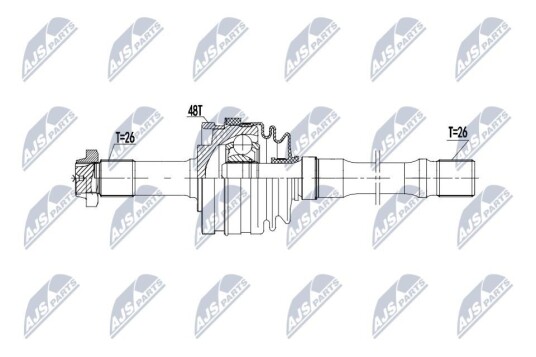 Nty Drivaksel NTY NPW ME 203 Nty Drivaksel NTY NPW ME 203