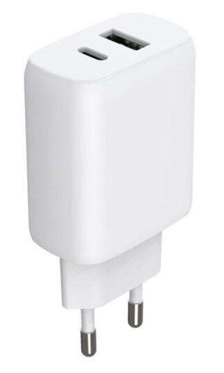 Carl 30W PD/PPS Hurtiglader med 1xUSB-C og 1xUSB-A - Økovennlig Mobillader
