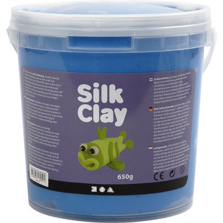 Silk Clay Silk Clay blå 650g 1 bøtte