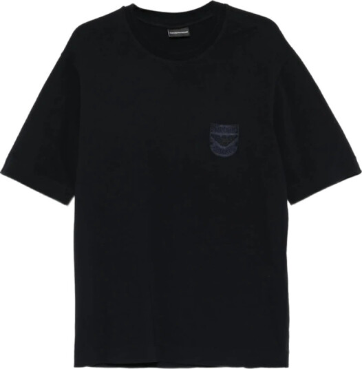 Emporio Armani Herre Topper Svart 2XL,
