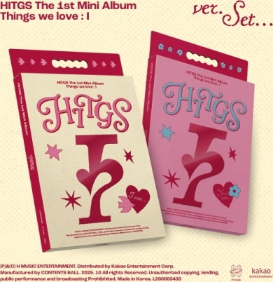 HITGS Things We Love : I Random Cover incl. Photobook, Sticker, Polaroid Photo, Photocard, Folded Poster, Postcard + Mount Film CD