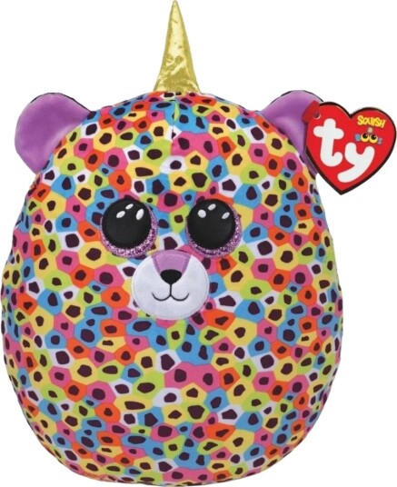 Ty Beanie Squish A Boo Giselle Leopard Kosedyr 25 cm 3+ år