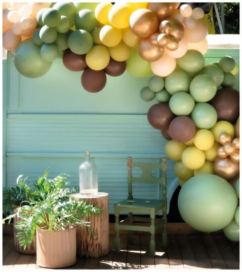 Ballongkungen AB Ballongbue Grønn/Beige/Brun