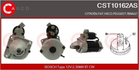 CASCO CST10162AS Starter CASCO CST10162AS Starter