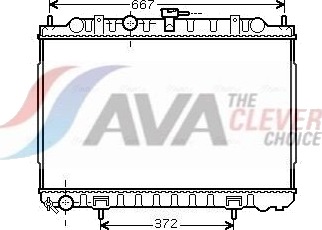 AVA COOLING SYSTEMS DN2238 Radiator motorkjøling