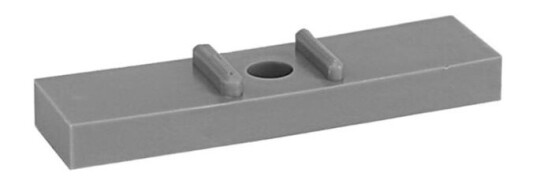 Faluplast 19311 Avstandskloss for 75 mm enkeltklemme grå Installasjon Faluplast 19311 Avstandskloss for 75 mm enkeltklemme grå Installasjon