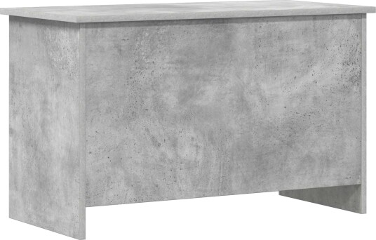 vidaXL Oppbevaringskiste Betonggrå 80 x 40 x 50 cm Konstruert tre