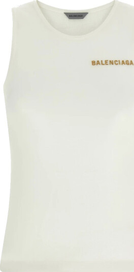 Balenciaga Dame Topper Hvit S, Balenciaga Dame Topper Hvit S,