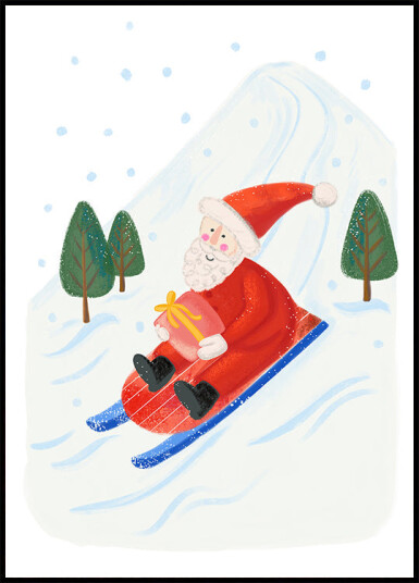 Special delivery by Santa Plakat Plakat / 21x30cm