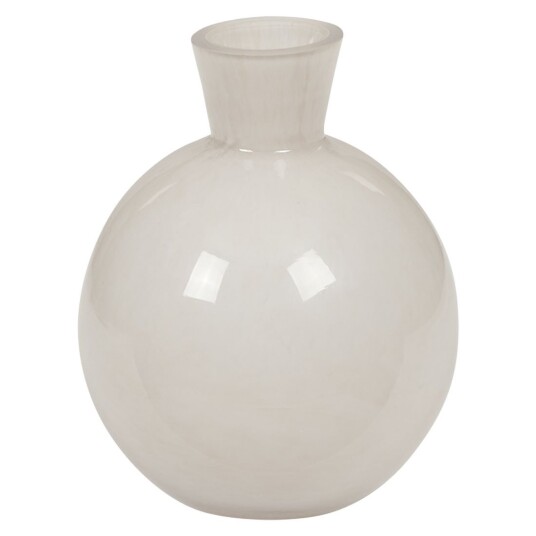 Vase i glass Betty 10,5x13cm Sand