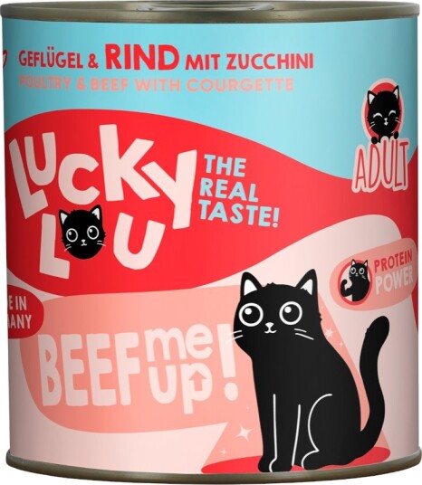 Lucky Lou Våtfôr Adult Fjærkre & Okse 800 G