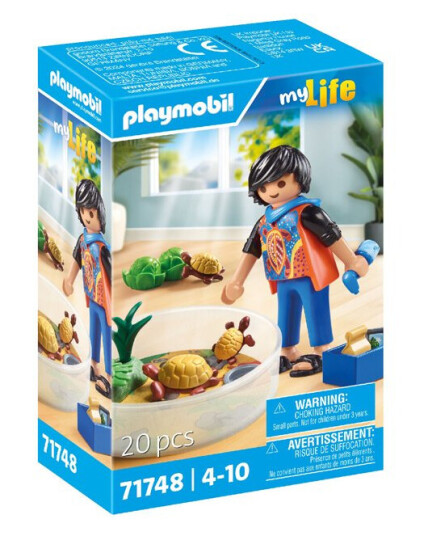 PLAYMOBIL My Life Skilpadde Terrarium 71748