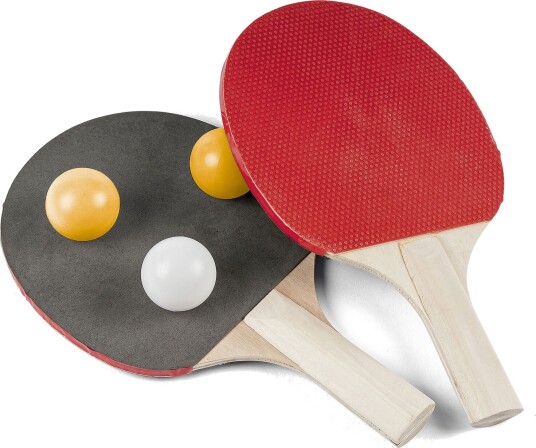 Bordtennissett 2 racketer i eske med 3 baller Bordtennissett 2 racketer i eske med 3 baller