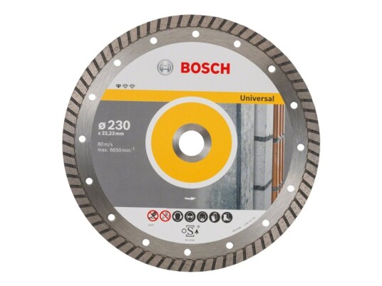 Bosch Diamantskjæreplate 230 mm for Betong og Murverk - Standard for Universal Turbo