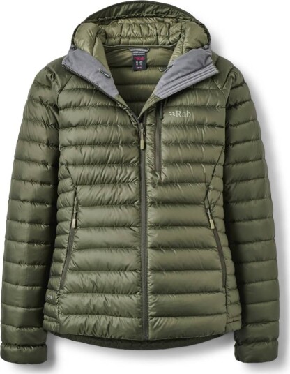 Rab Women's Microlight Alpine Down Jacket Army Size 10 Rab Women's Microlight Alpine Down Jacket Army Size 10