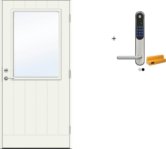 Ytterdør Swedoor Advance-Line Vision Astra med Yale Entrus Ytterdør Swedoor Advance-Line Vision Astra med Yale Entrus