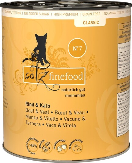 Catz Finefood Bokser Storfe & Kalv 12 x 800 g