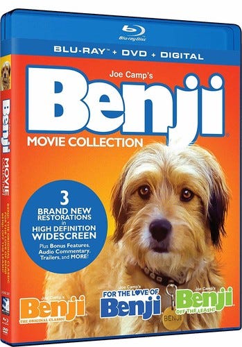 Benji Movie Collection  Bd + Dvd + Digital Bluray