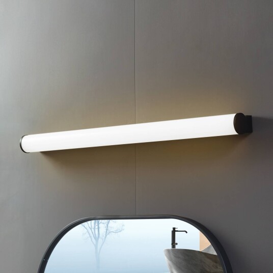 Lucande LED-vegglampe Vilmara svart/hvit aluminium