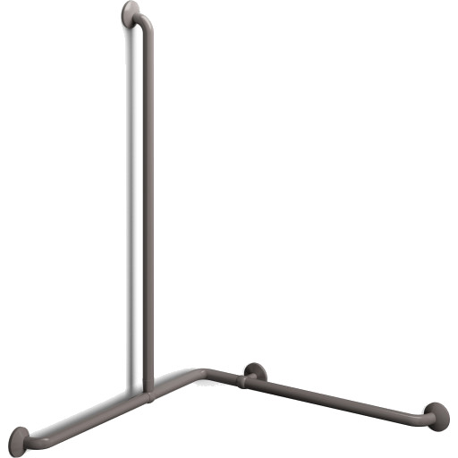 Pressalit Plus håndtakskombinasjon, 762x762x1090 mm, antrasittgrå